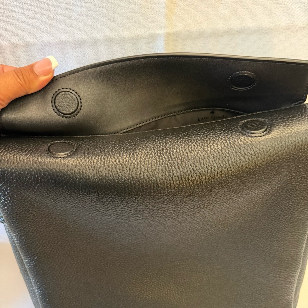 Kate Spade Black Dumpling Pebble Shoulder Bag. - Picture 4 of 11